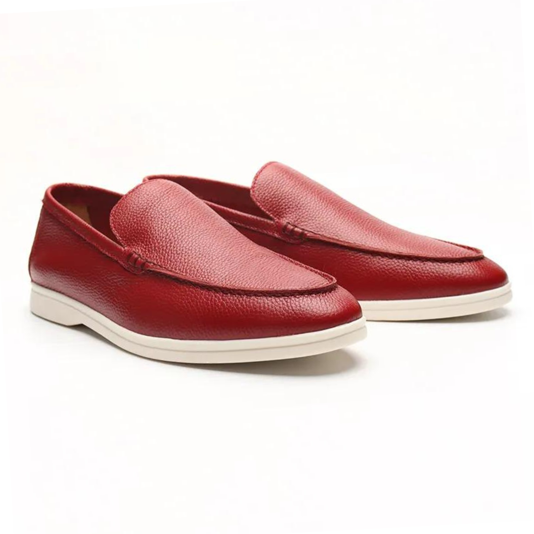 VALENTE Cowhide Leather Loafers