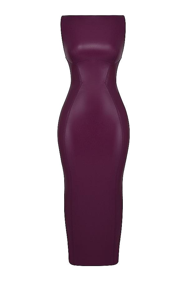 VALENTE® | Luxe Leather Maxi Dress