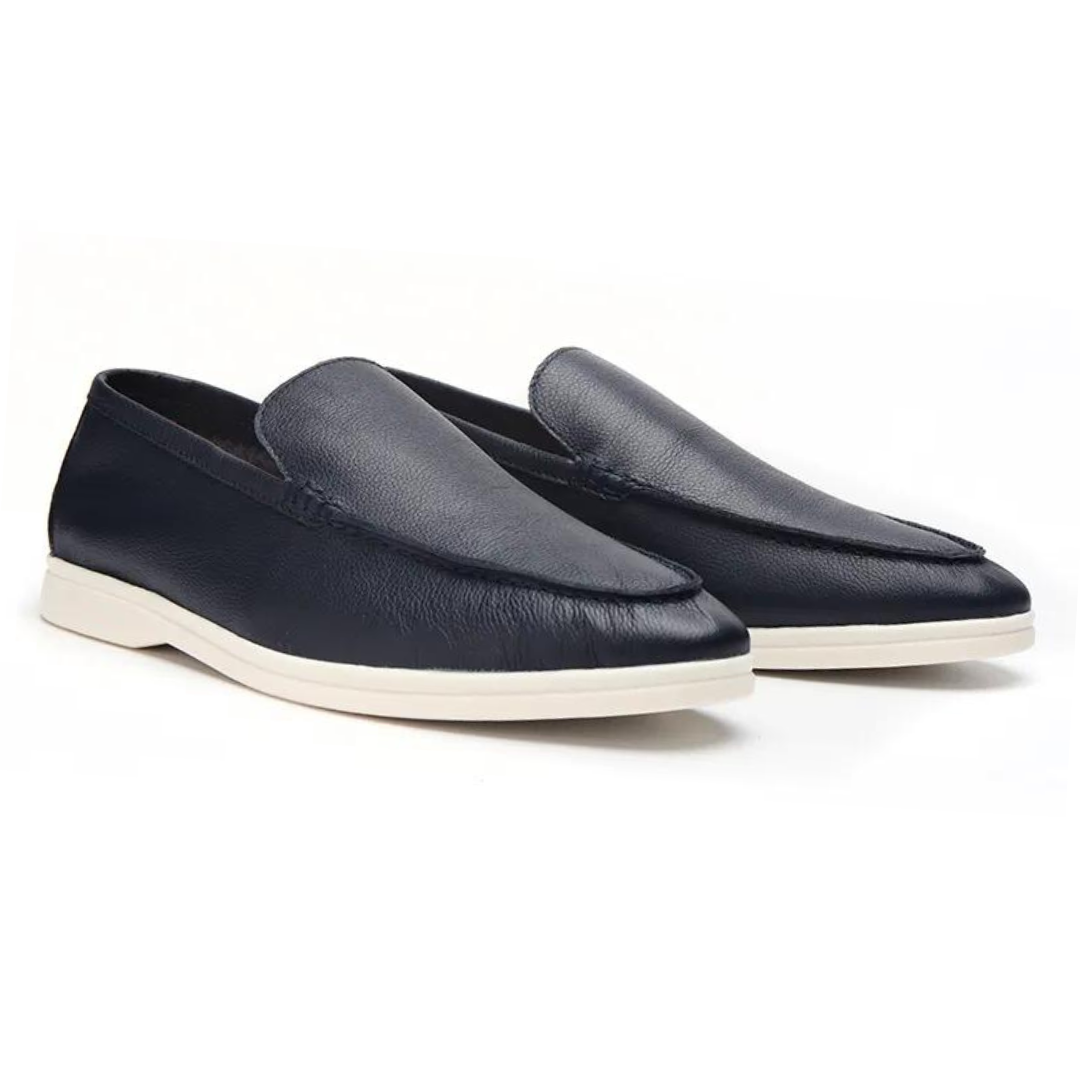 VALENTE Cowhide Leather Loafers