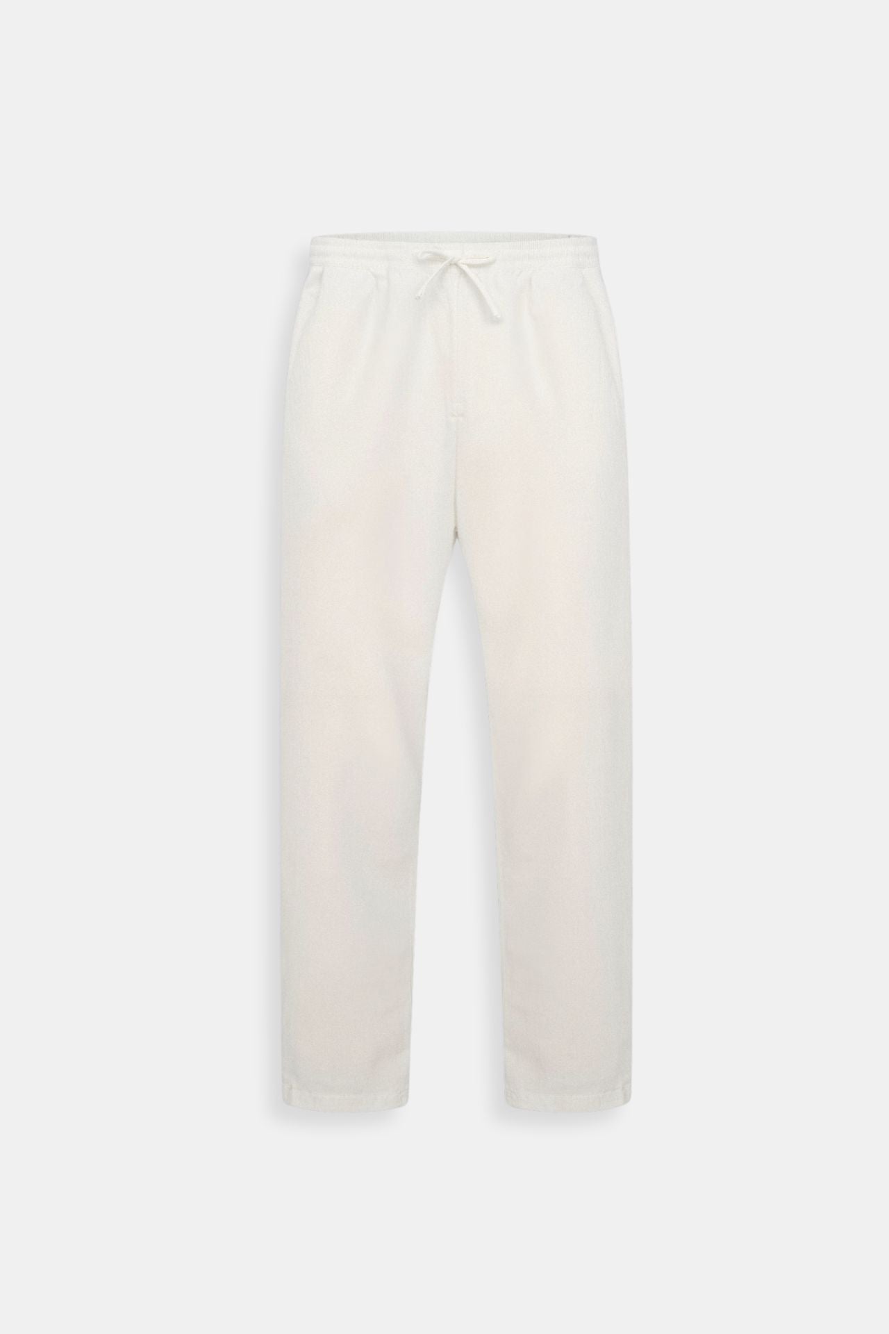 VALENTE Cotton & Linen Blend Drawstring Pants