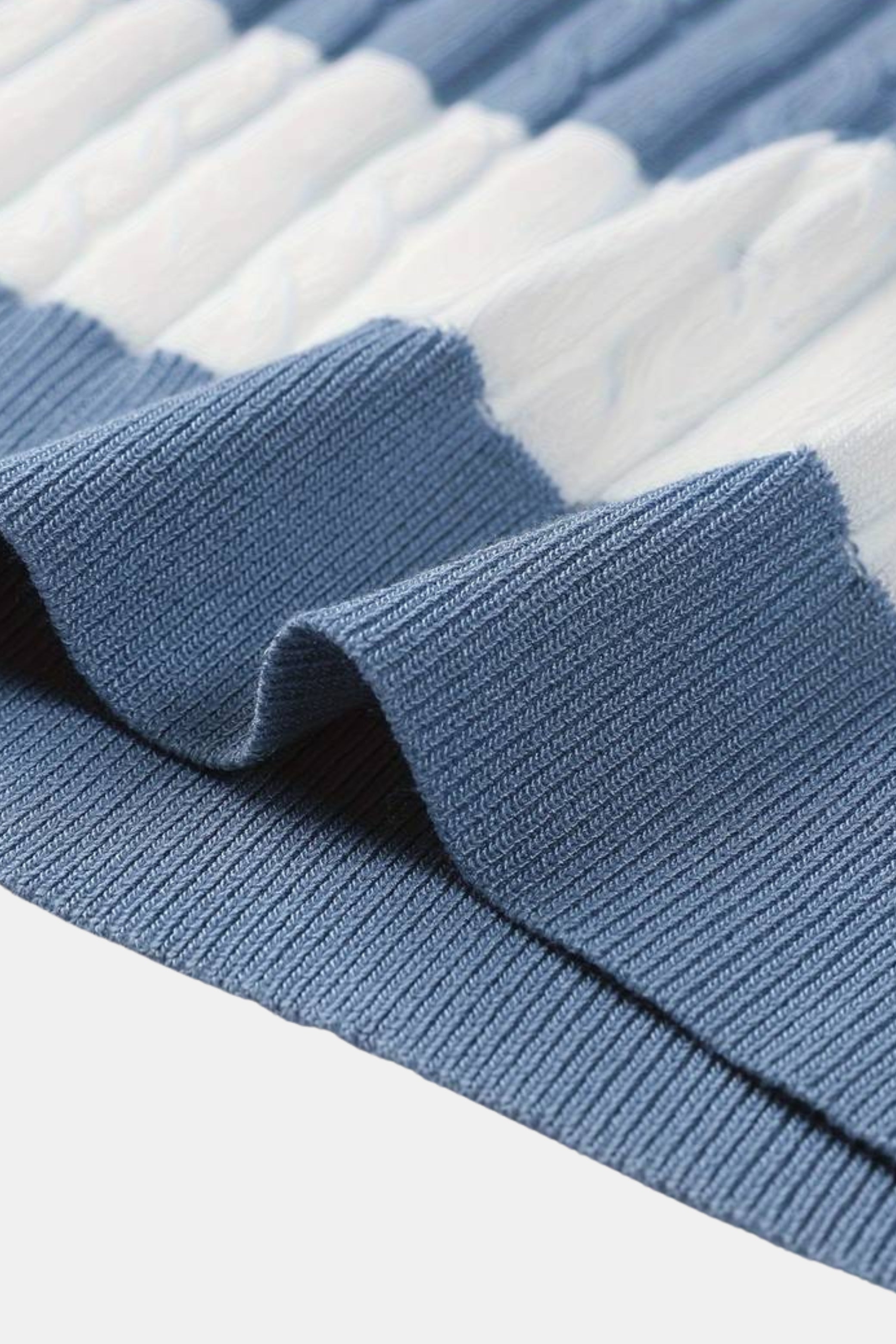 VALENTE White Stripe Polo