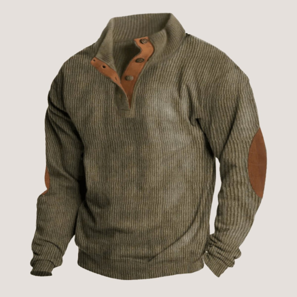 Jarno | Corduroy Sweater met Kraag