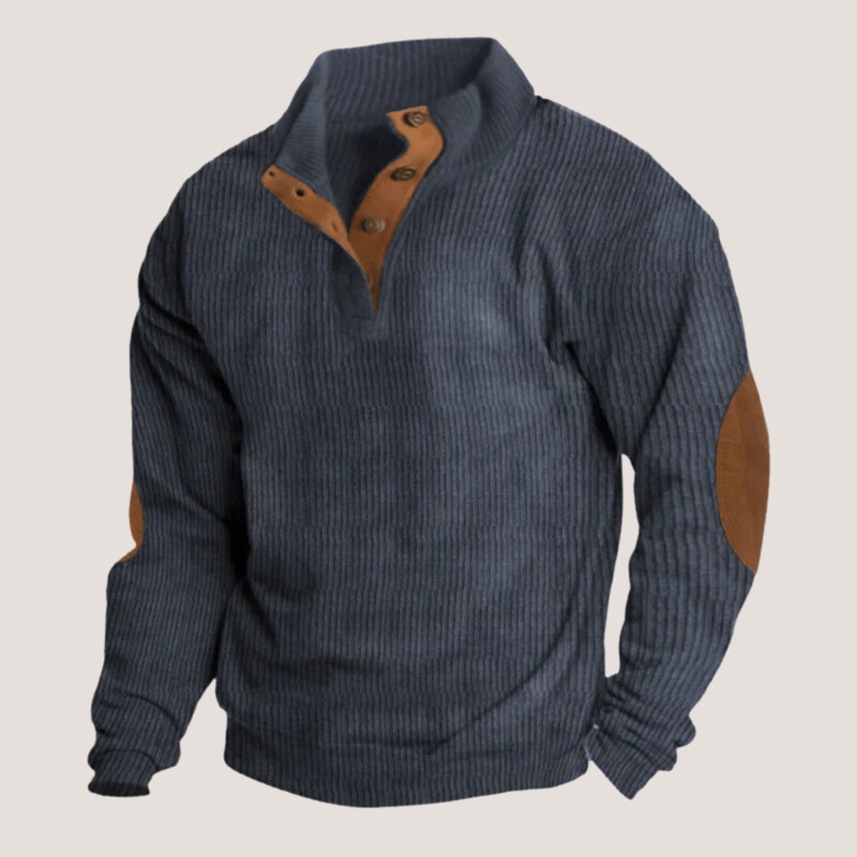 Jarno | Corduroy Sweater met Kraag