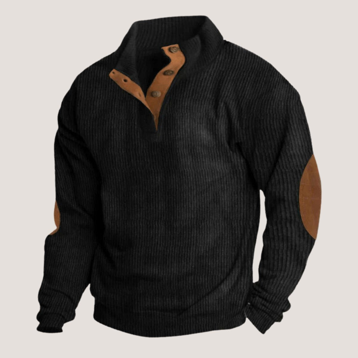 Jarno | Corduroy Sweater met Kraag