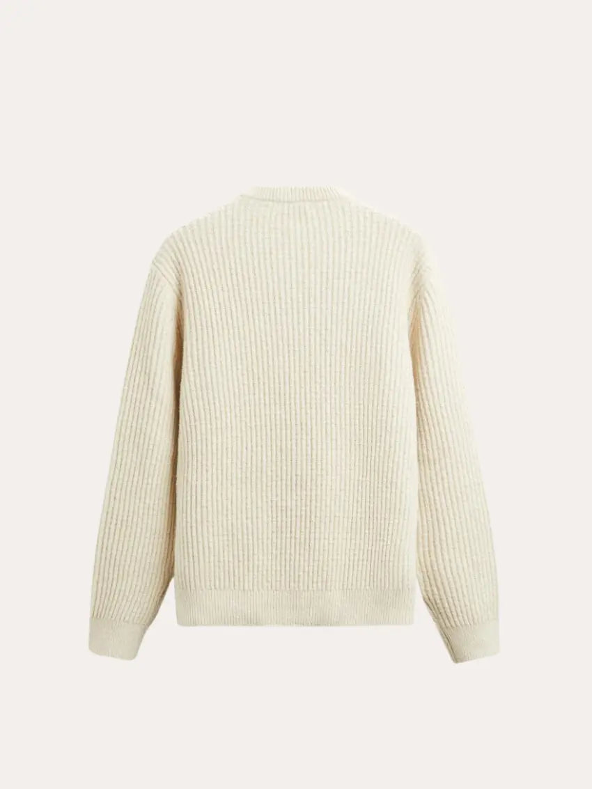 Ribbed Crew Neck Sweater