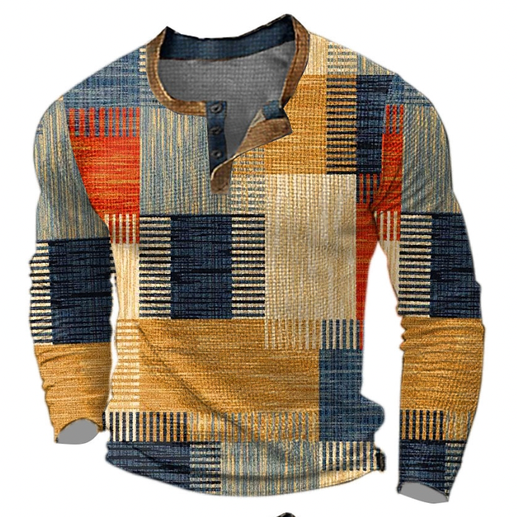 Finn | Stijlvolle Patchwork Longsleeve