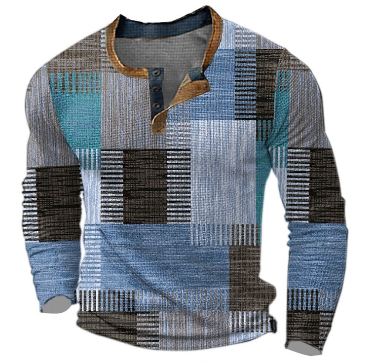Finn | Stijlvolle Patchwork Longsleeve