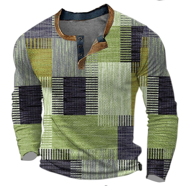 Finn | Stijlvolle Patchwork Longsleeve