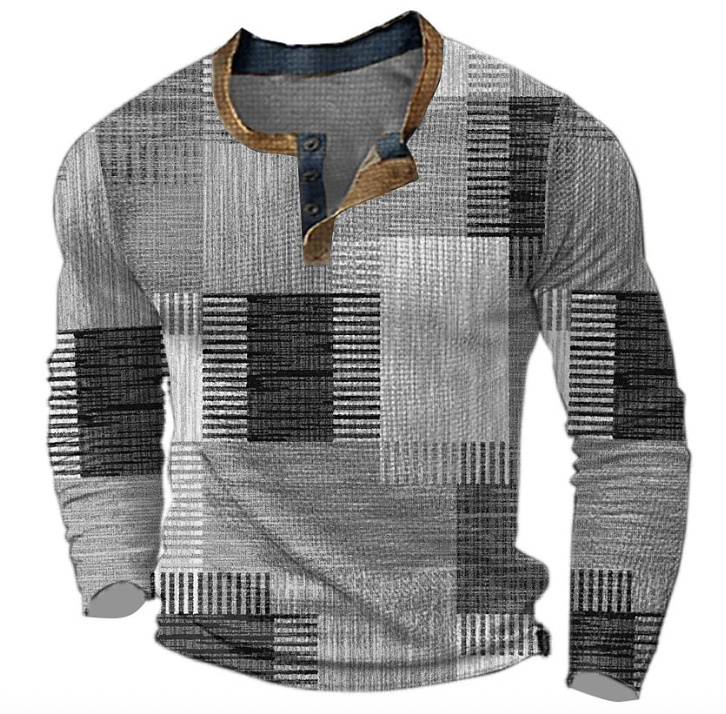 Finn | Stijlvolle Patchwork Longsleeve