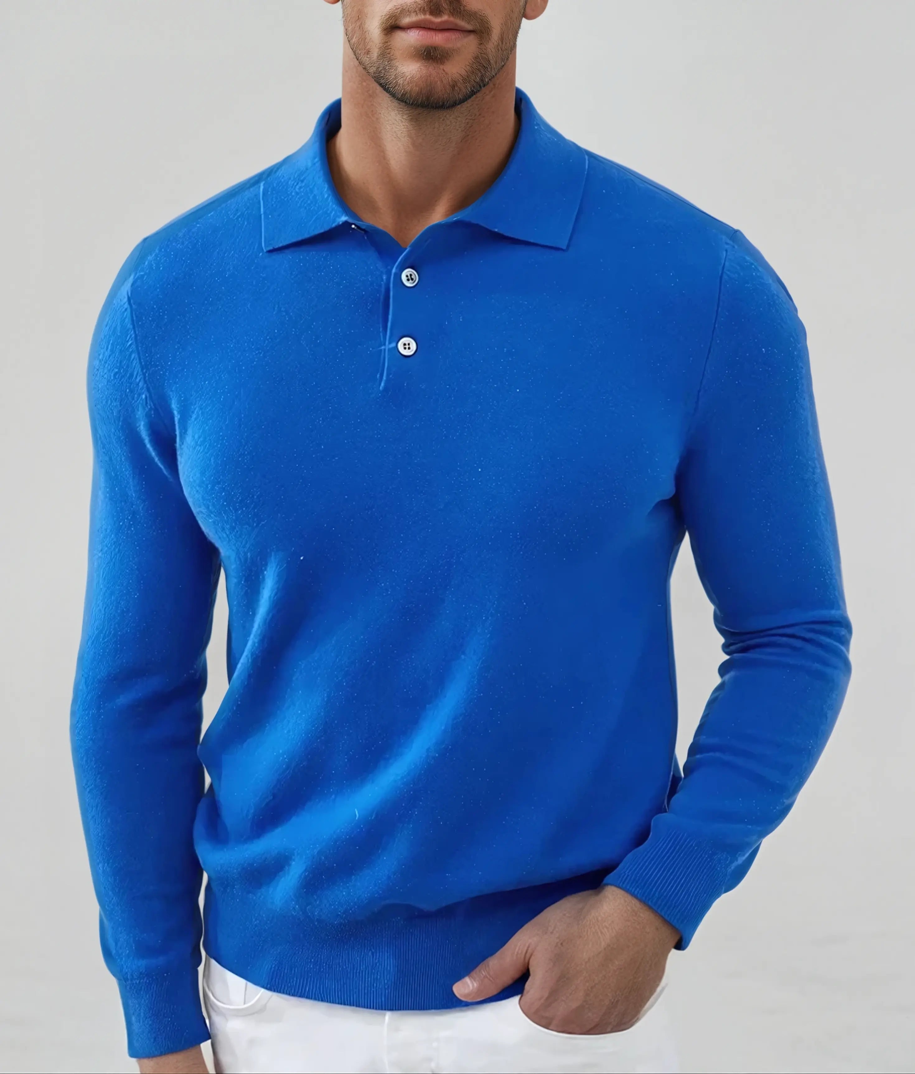Polo Cashmere Classique – Blue