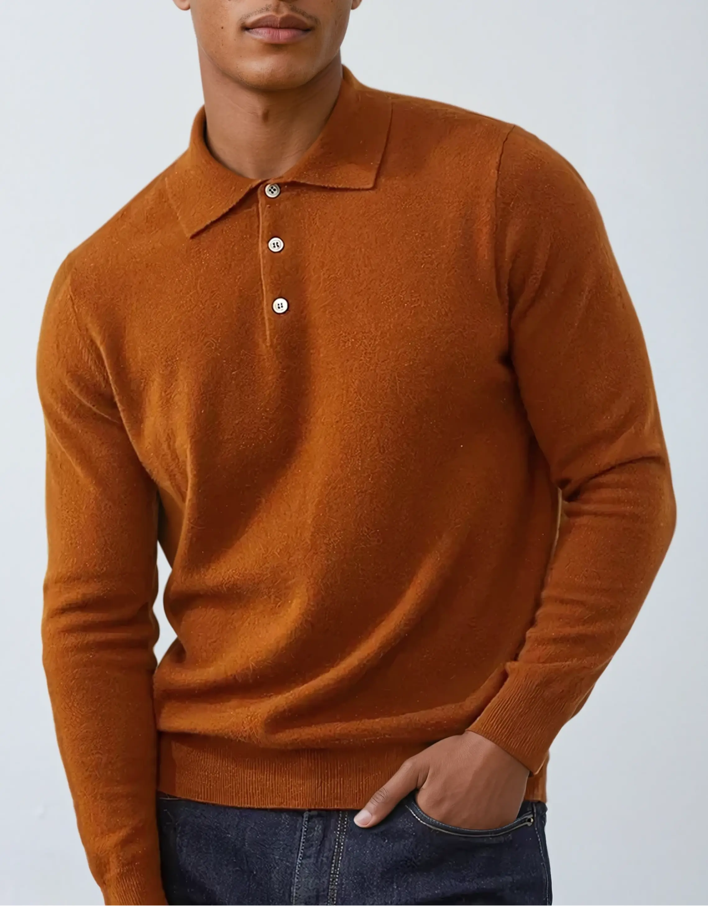 Polo Cashmere Classique – Brown