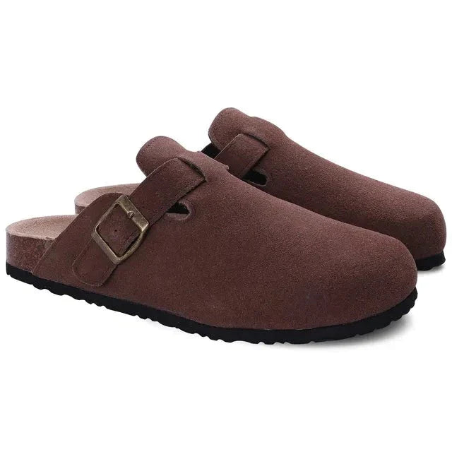 VALENTE Suede Clogs
