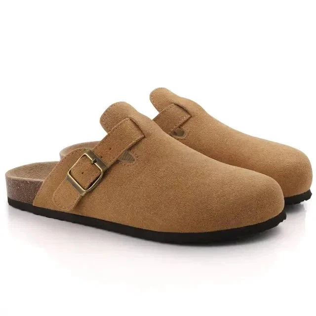 VALENTE Suede Clogs
