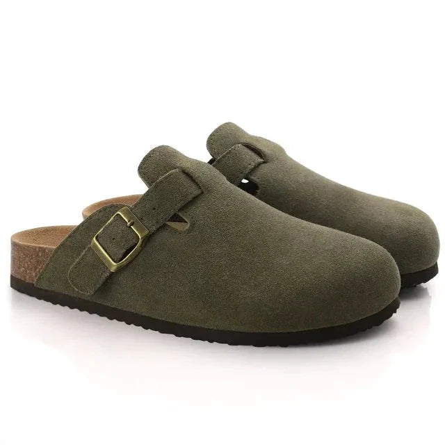 VALENTE Suede Clogs