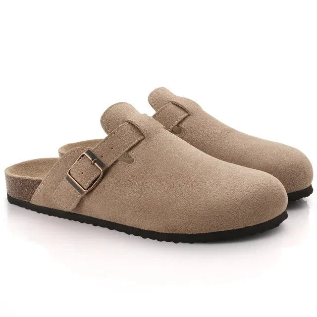VALENTE Suede Clogs