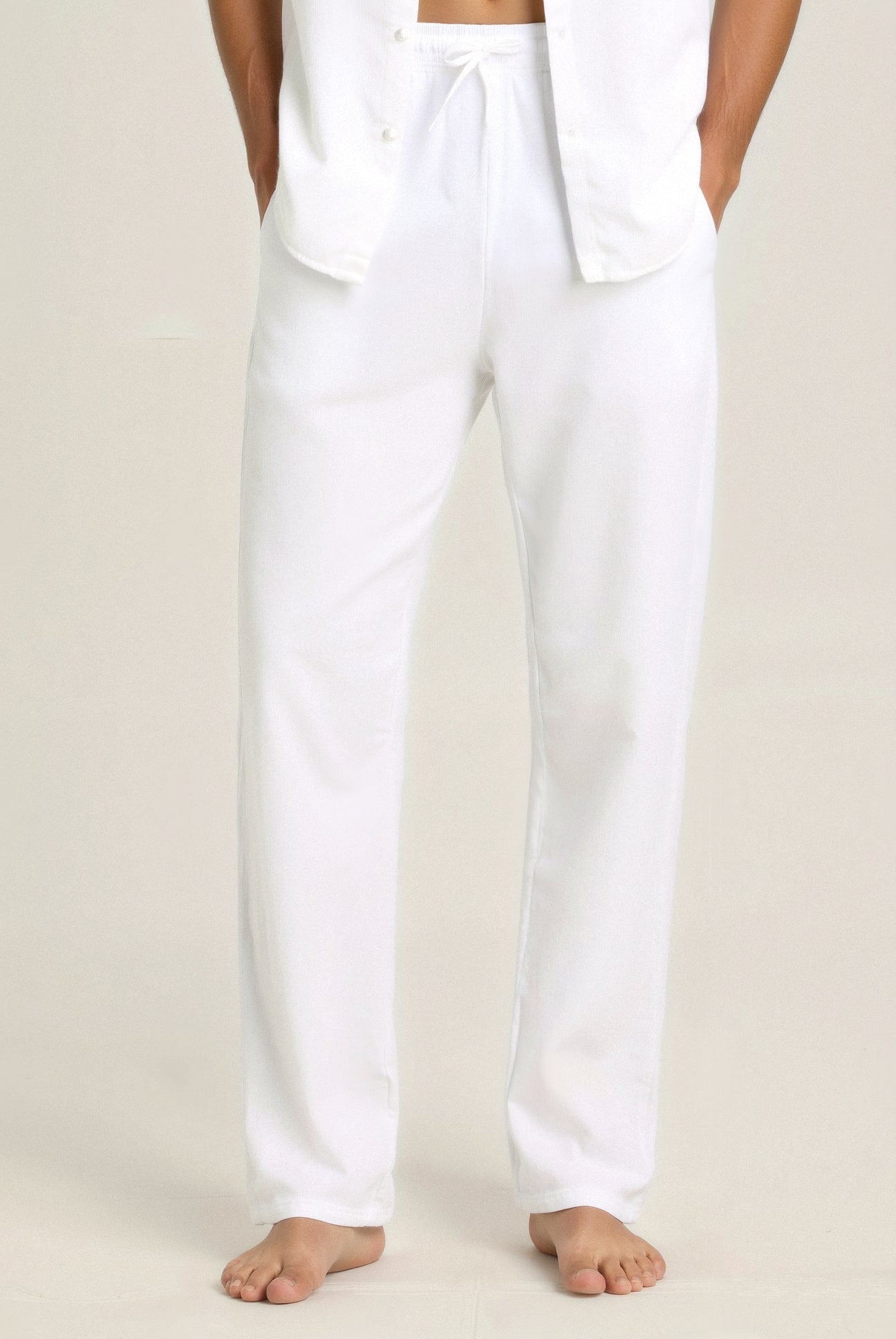 VALENTE Lightweight Beach Cotton Linen Pants