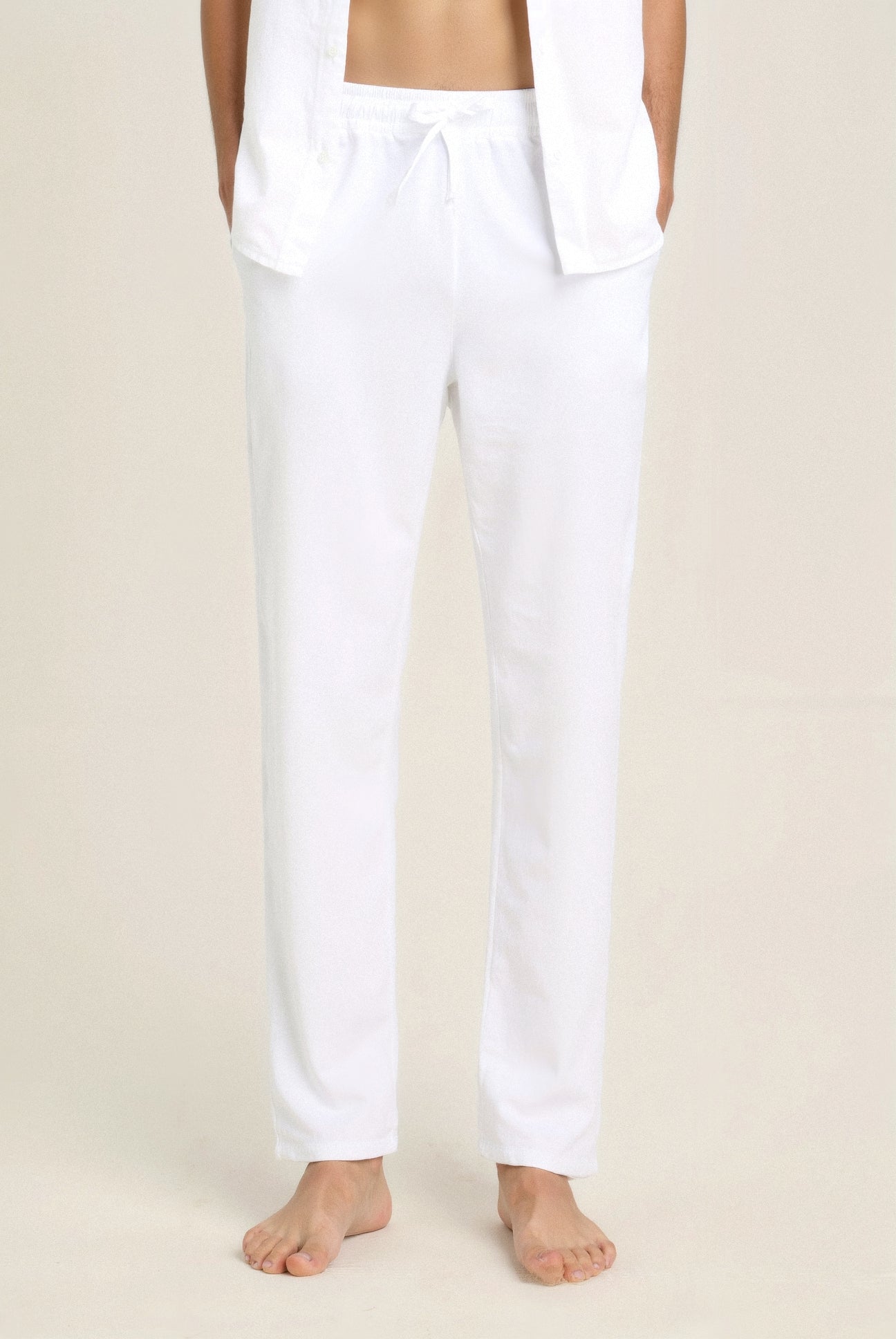 VALENTE Lightweight Beach Cotton Linen Pants