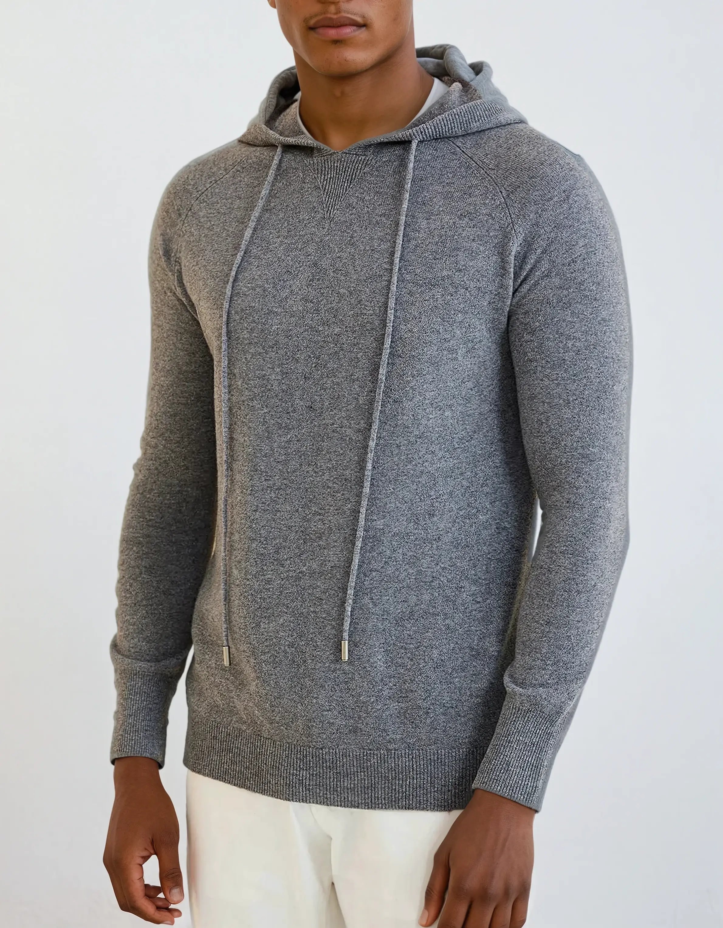Essential Cashmere Hoodie – Dark Grey