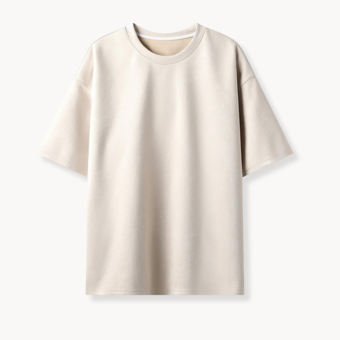 Hendrik | Heren Suède T-shirt