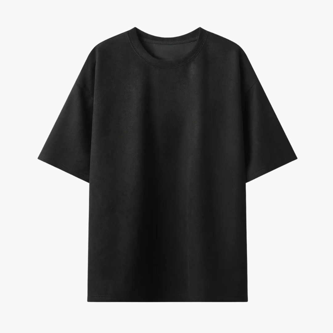 Hendrik | Heren Suède T-shirt