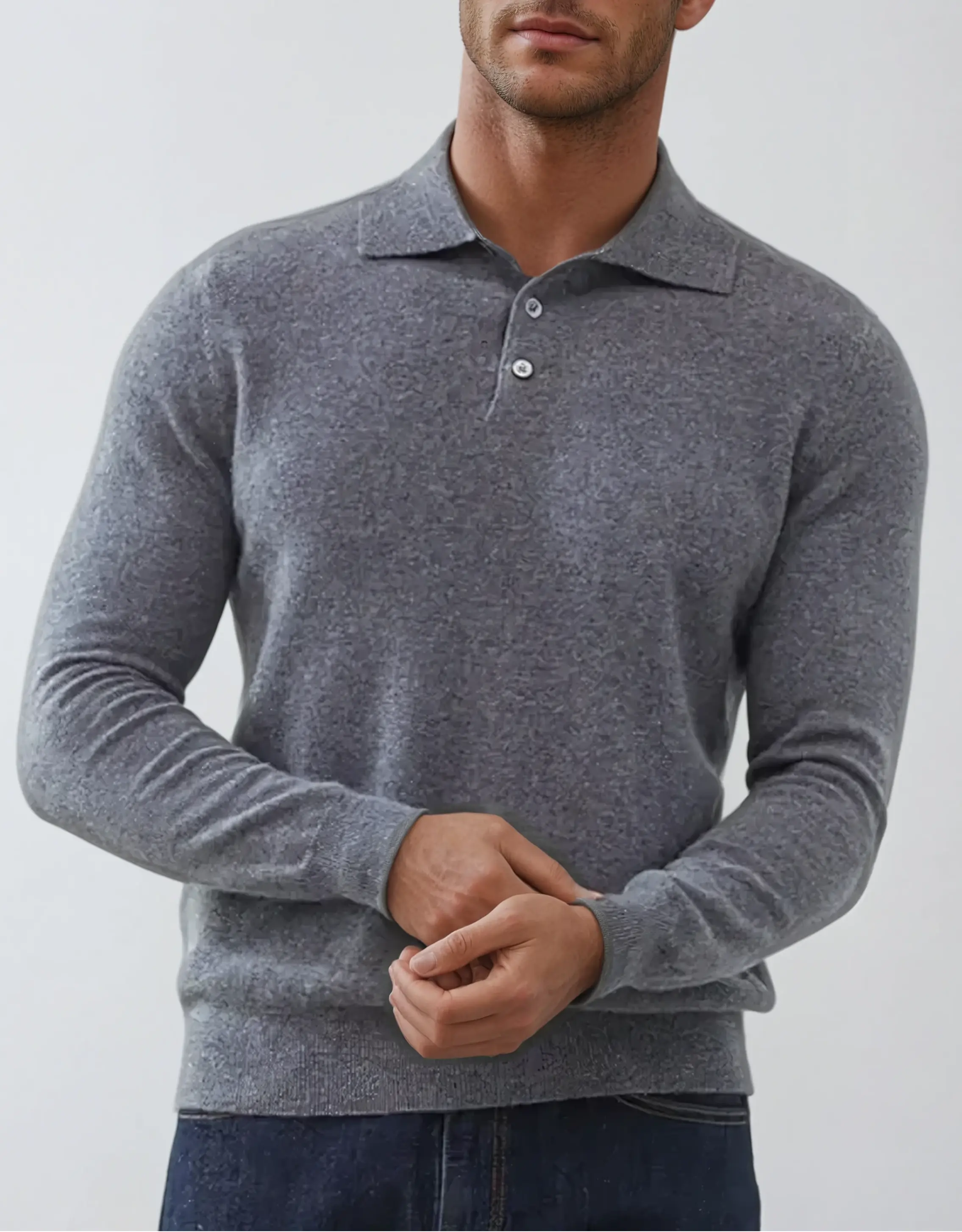 Polo Cashmere Classique – Grey