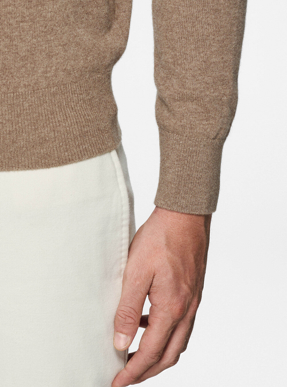 Premium Cashwool Sweater – Khaki