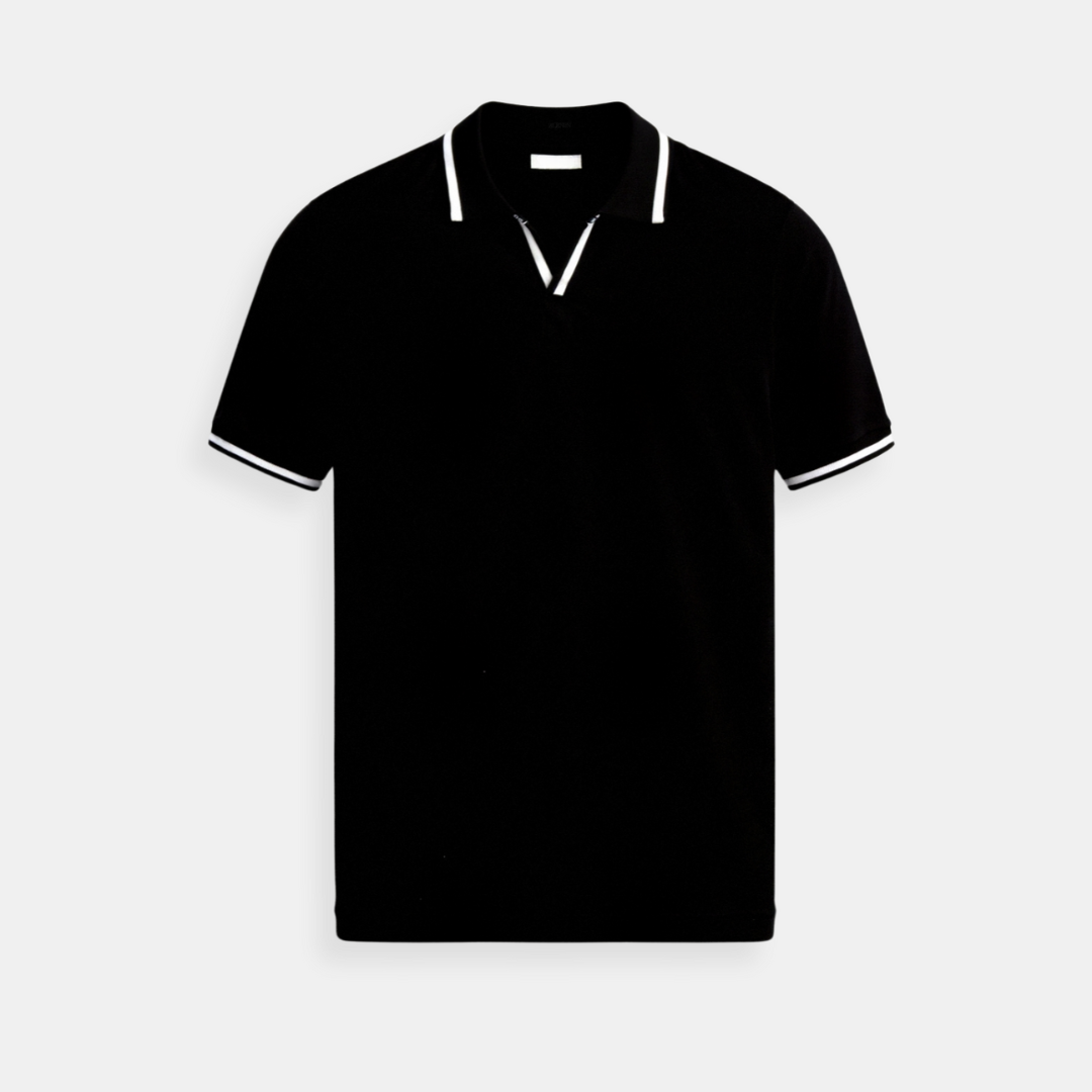 VALENTE Contrast Slim Fitted Polo