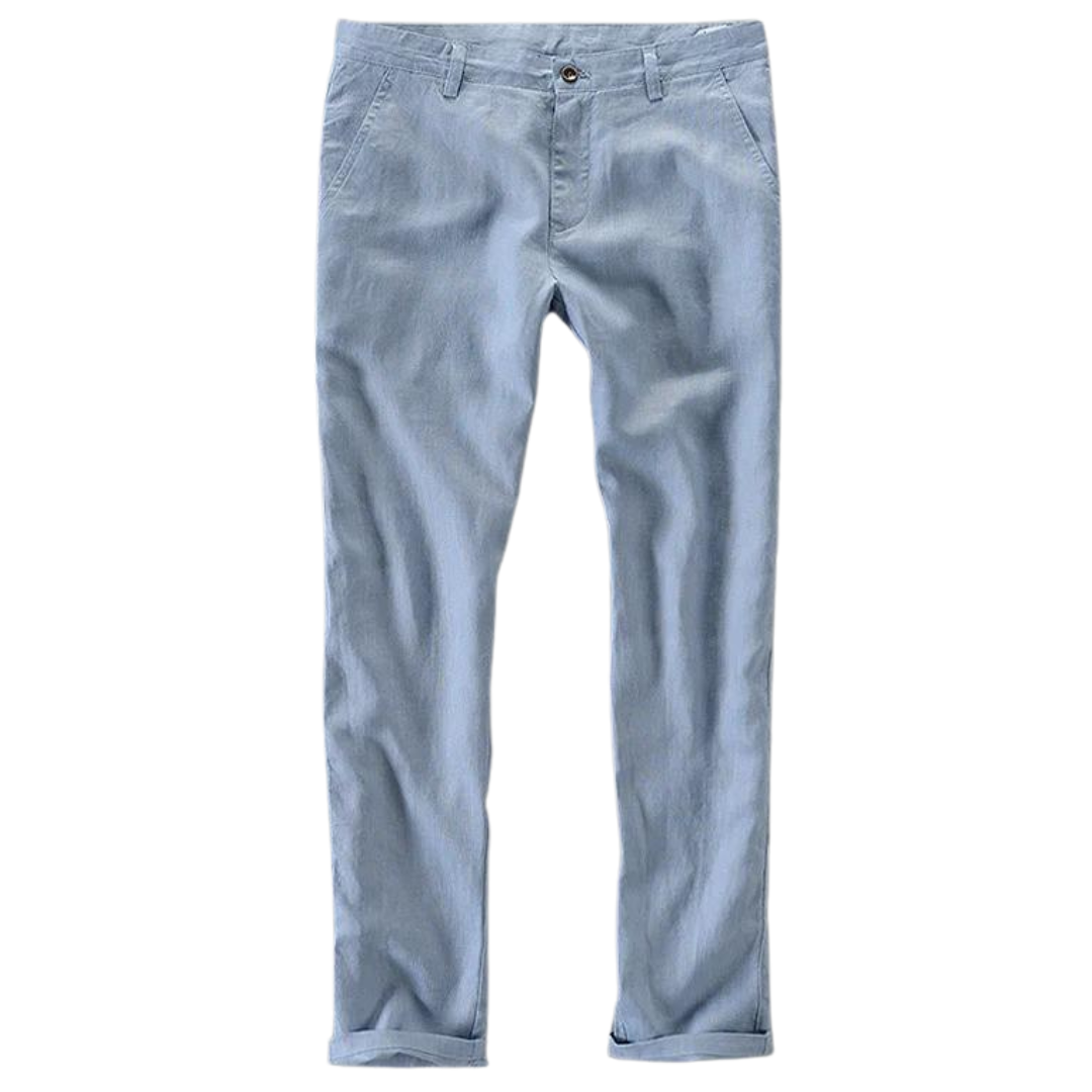 VALENTE 100% Linen Casual Pants