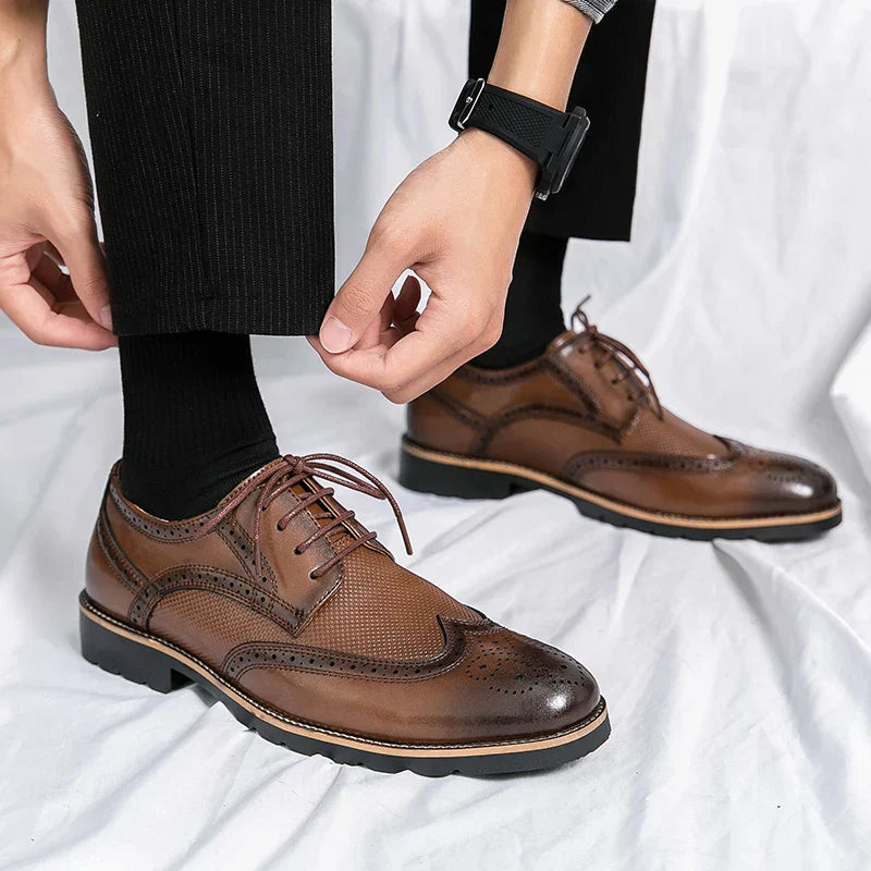 VALENTE Handmade Leather Classic Shoes