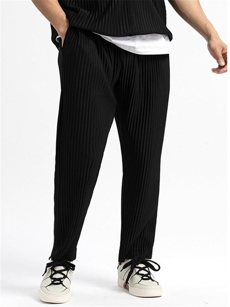 Pisa – Ribbed Cotton Pantalon