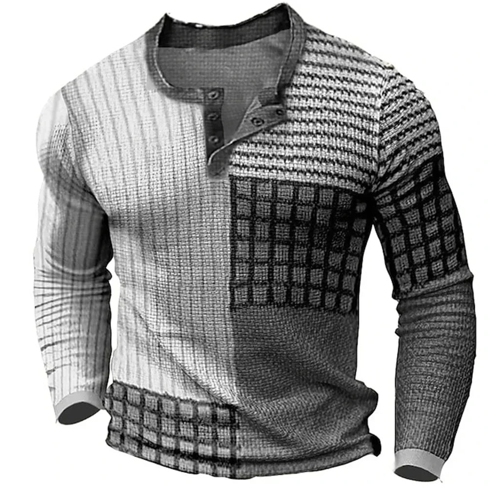 Finn | Stijlvolle Patchwork Longsleeve