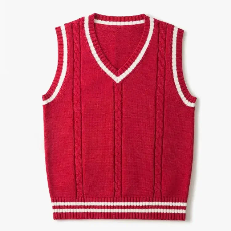 Mark – Men’s Thick V-Neck Sleeveless Knit Pullover
