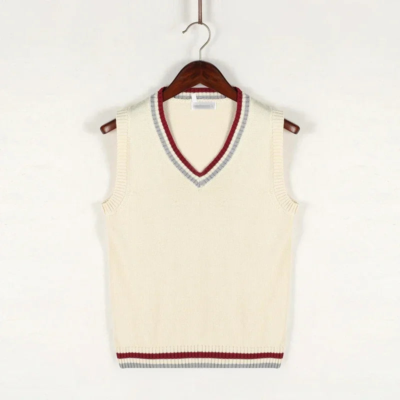 Mark – Men’s Thick V-Neck Sleeveless Knit Pullover