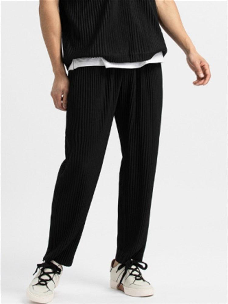 Pisa – Ribbed Cotton Pantalon