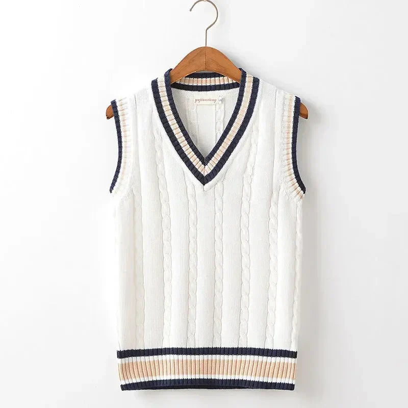 Mark – Men’s Thick V-Neck Sleeveless Knit Pullover