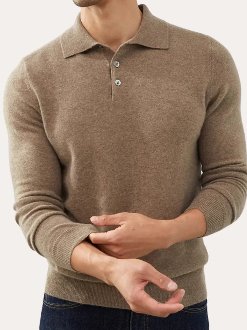 Polo Cashmere Classique – Light Brown