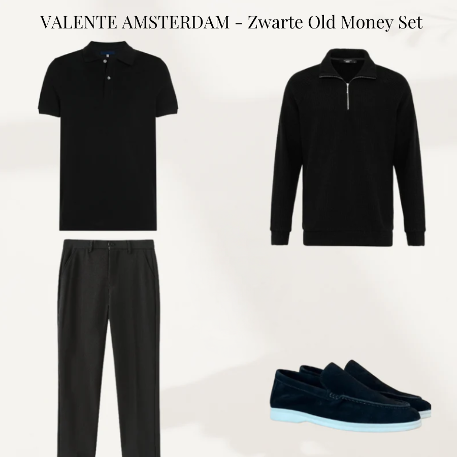 Valente - Full Zwarte Herfst Old Money Set
