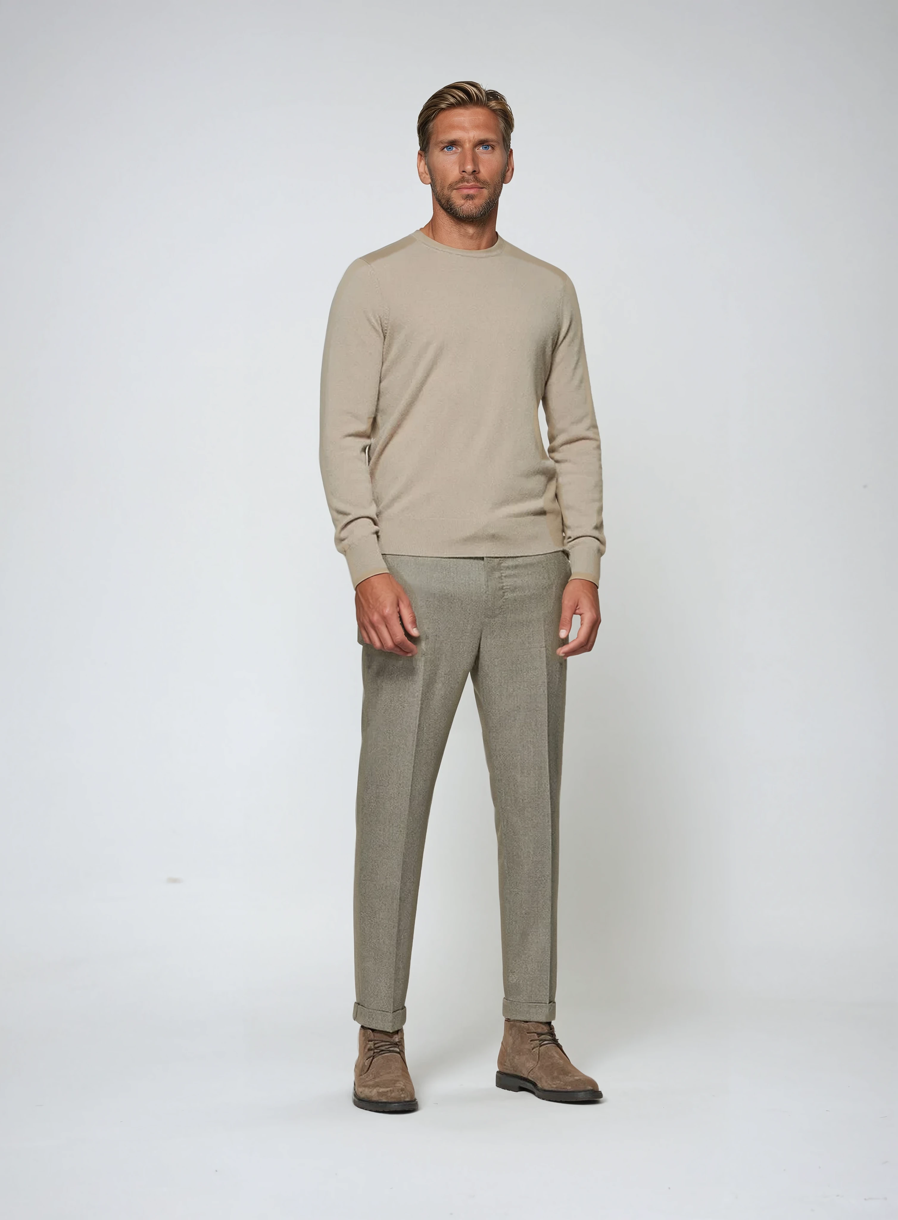Premium Cashwool Sweater – Beige
