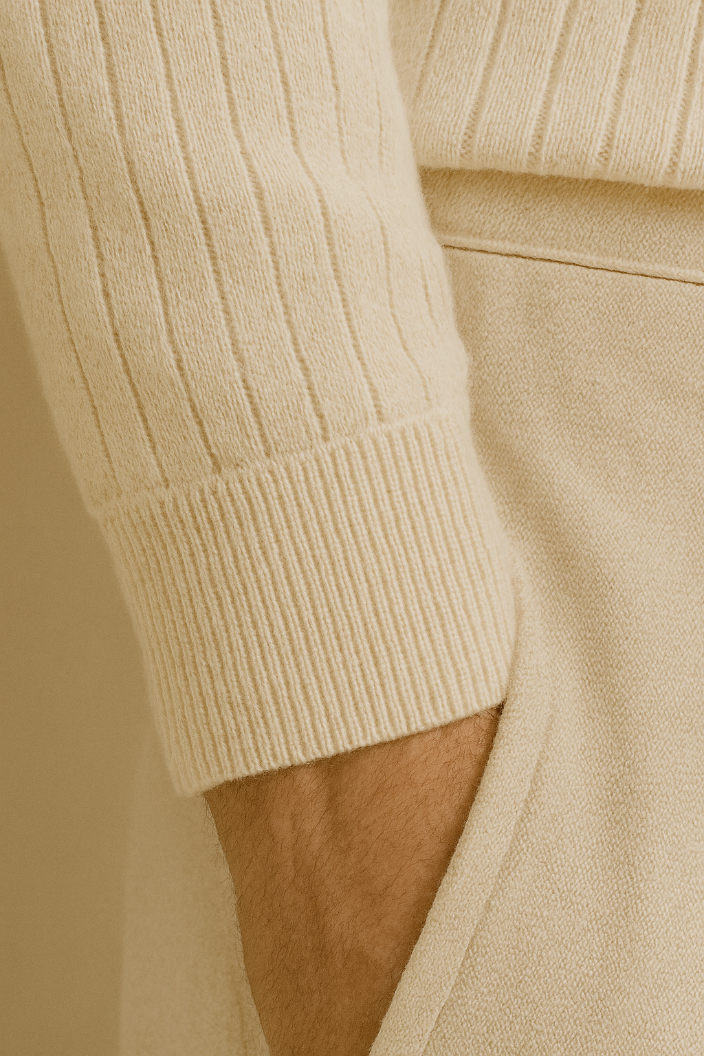 VALENTE Striped Long Sleeve Polo