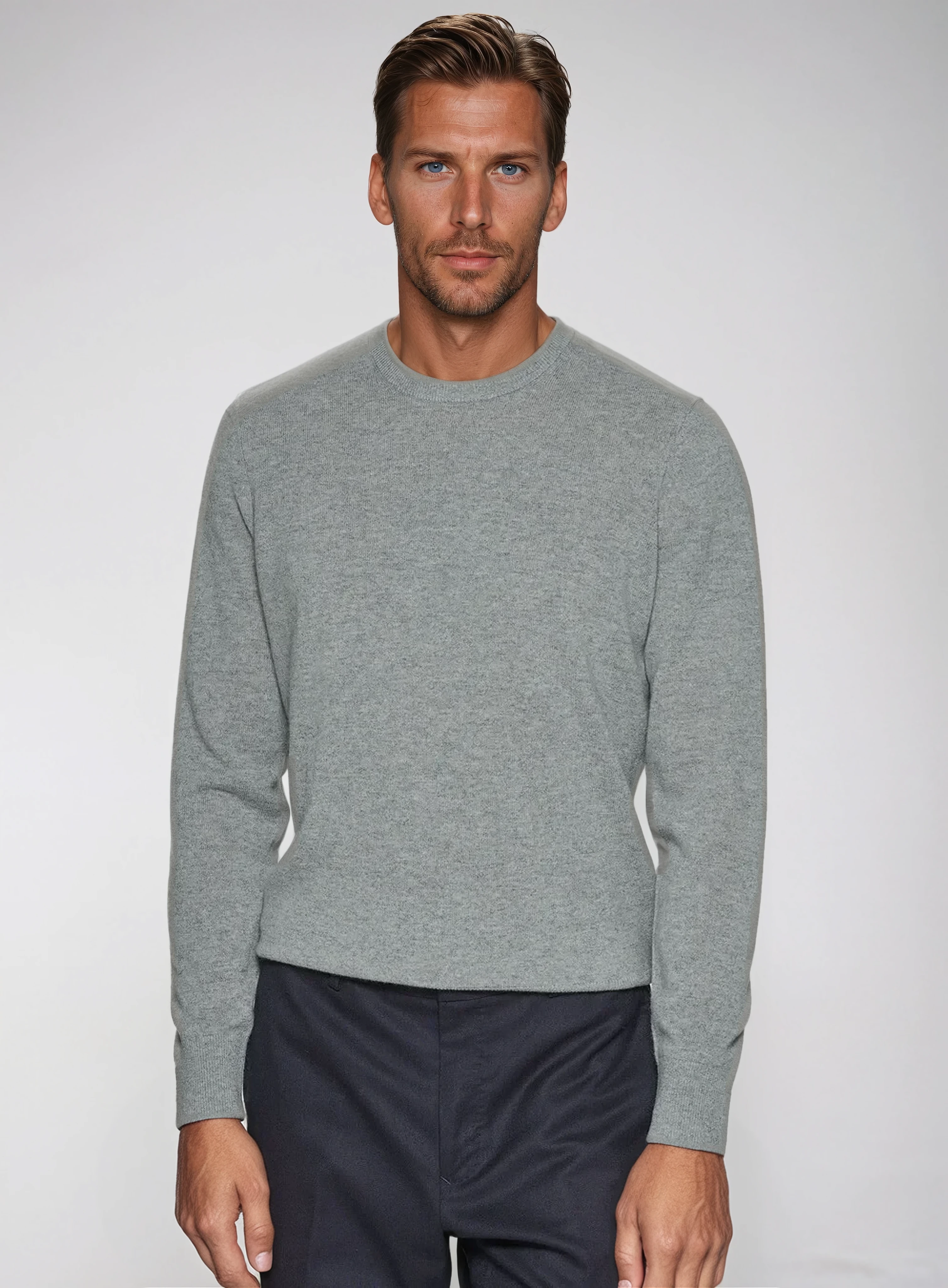 Premium Cashwool Sweater – Grey