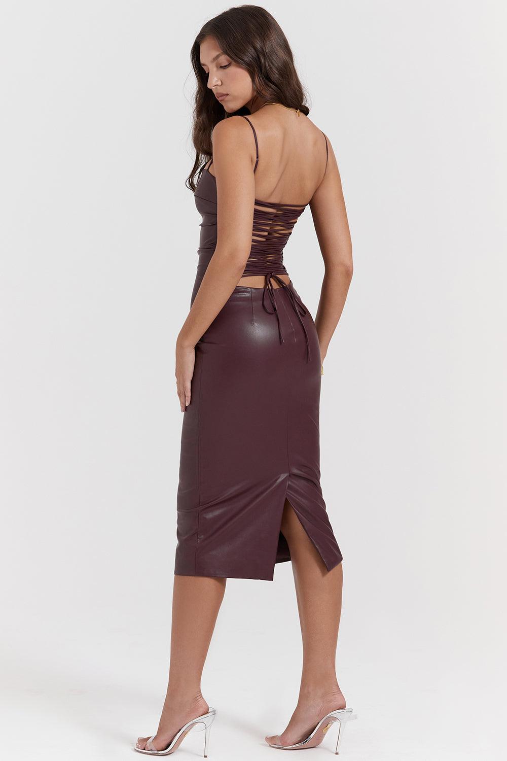 VALENTE® | Luxury Leather Dress