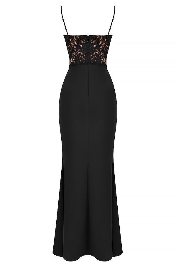 VALENTE® | Black Corset Maxi Dress