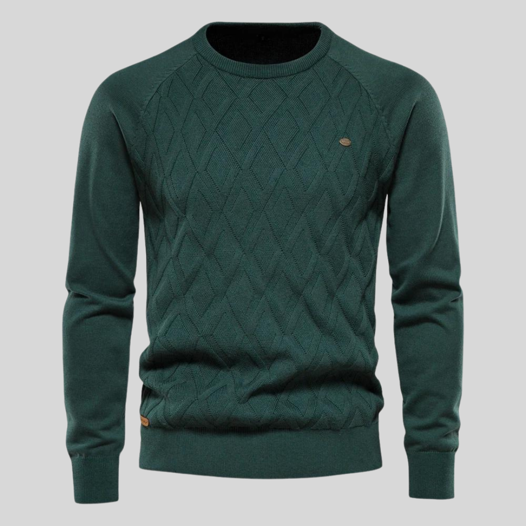 Valente™ | Sweater Met Diamantpatroon