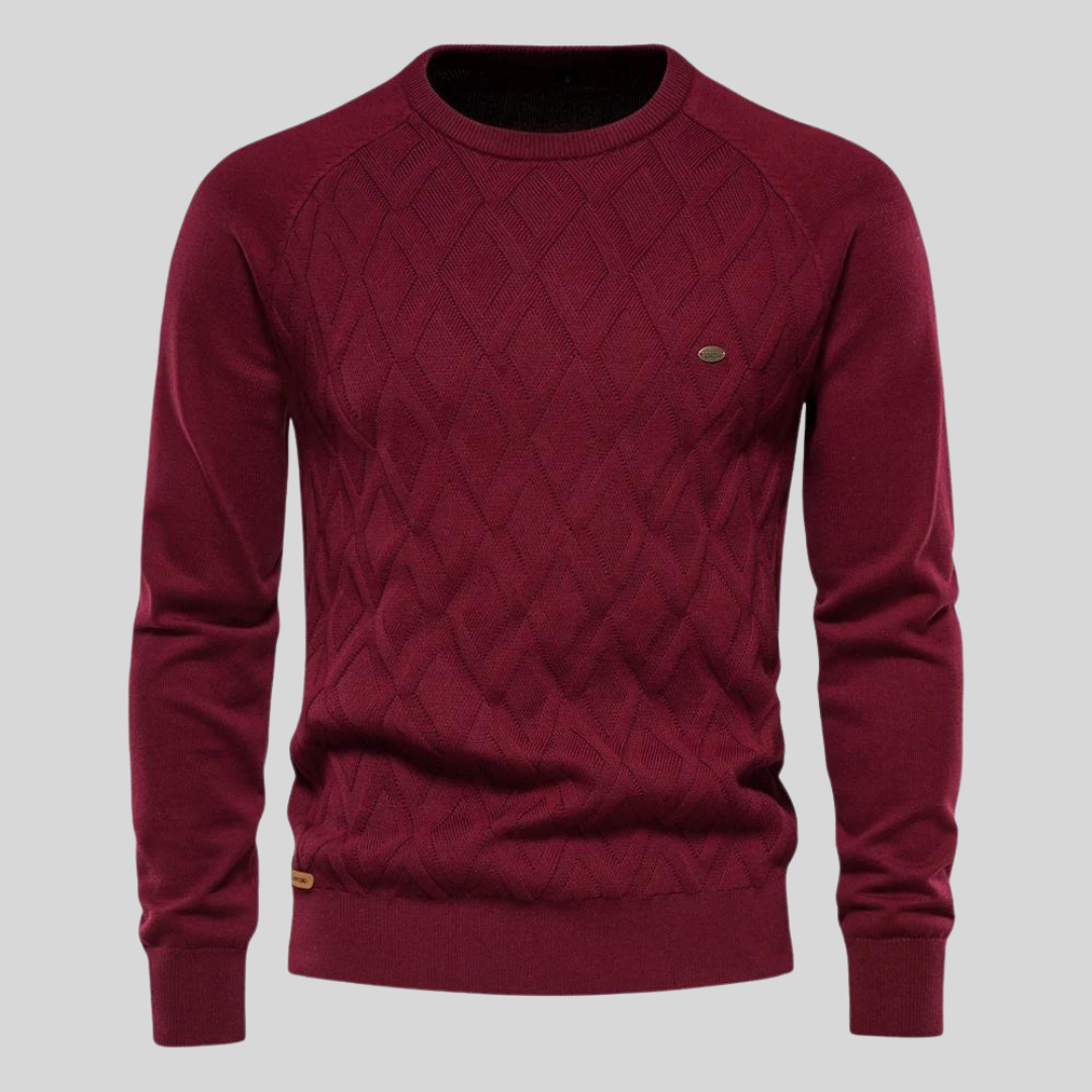 Valente™ | Sweater Met Diamantpatroon