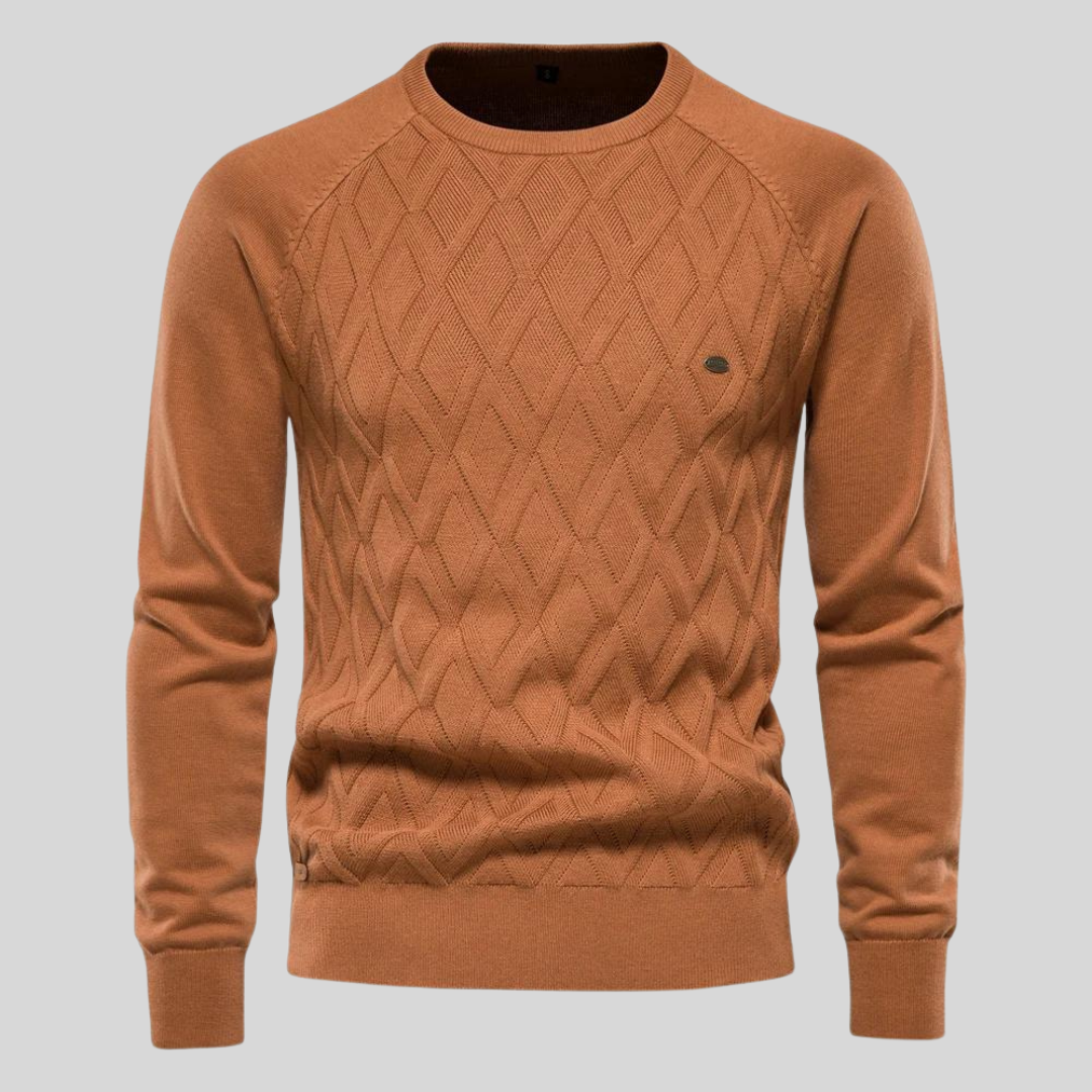 Valente™ | Sweater Met Diamantpatroon