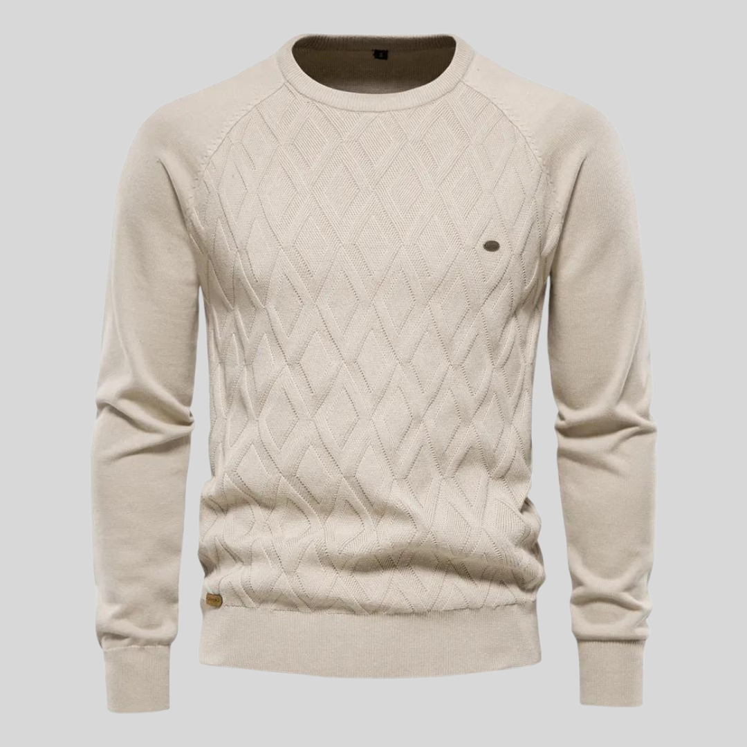 Valente™ | Sweater Met Diamantpatroon