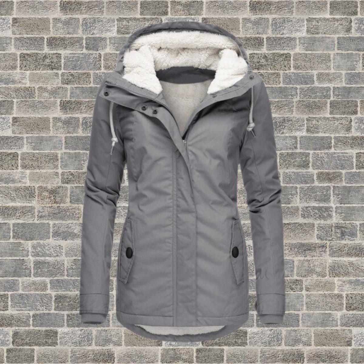 Jenna | Comfortabele Winterjas met Sherpa